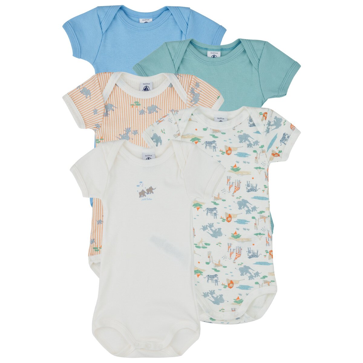Petit Bateau Îmbracaminte 5 BODIES US MC