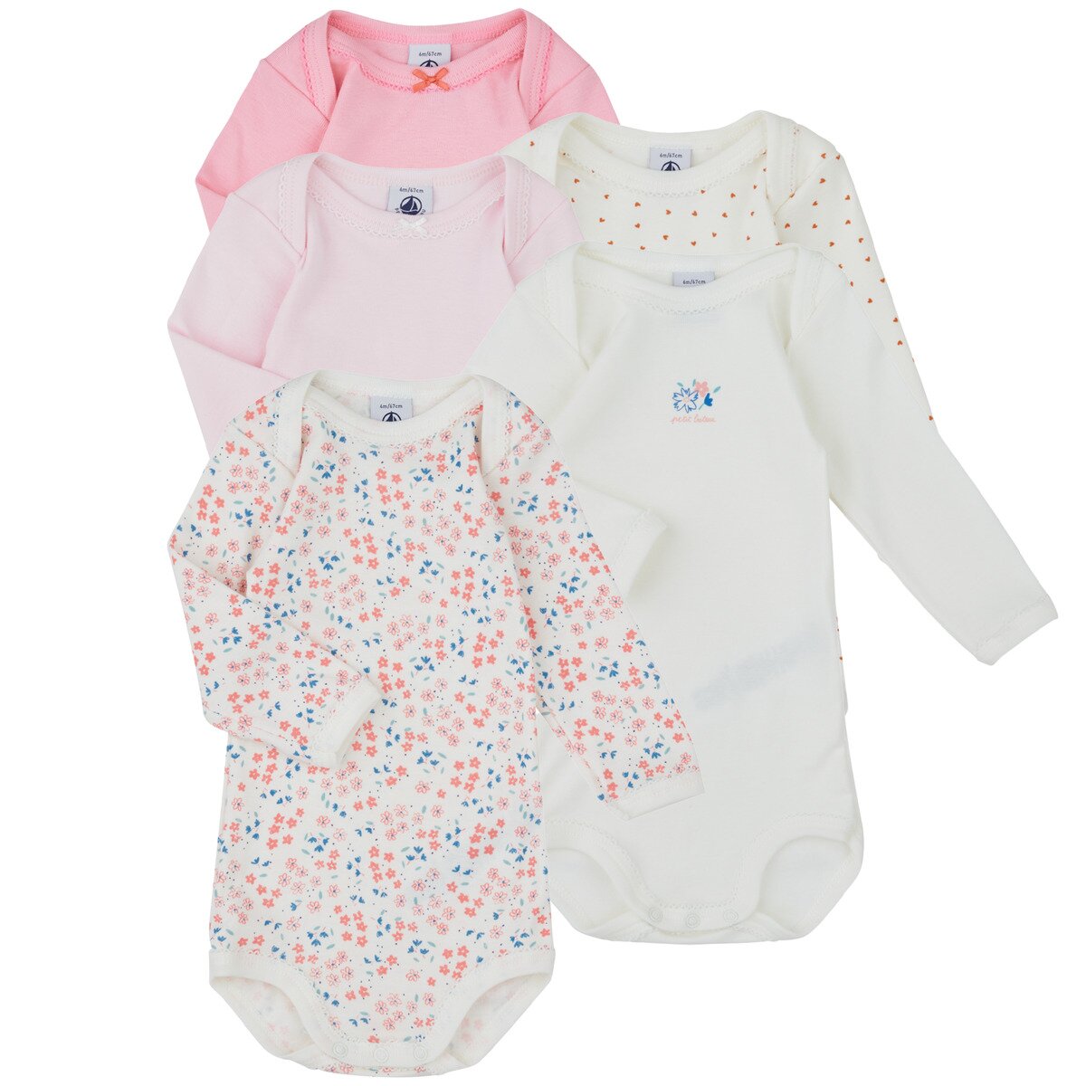 Petit Bateau Îmbracaminte 5 BODIES US ML