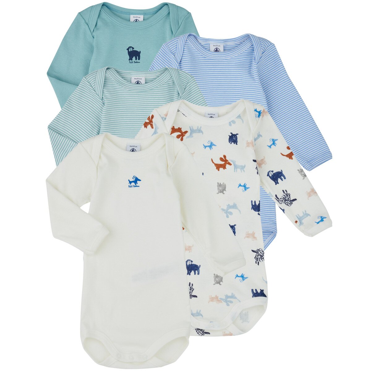 Petit Bateau Îmbracaminte 5 BODIES US ML