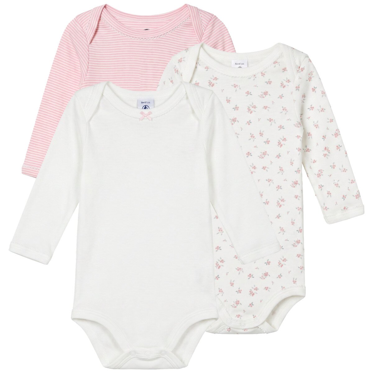 Petit Bateau Îmbracaminte LOT BODIES X 3
