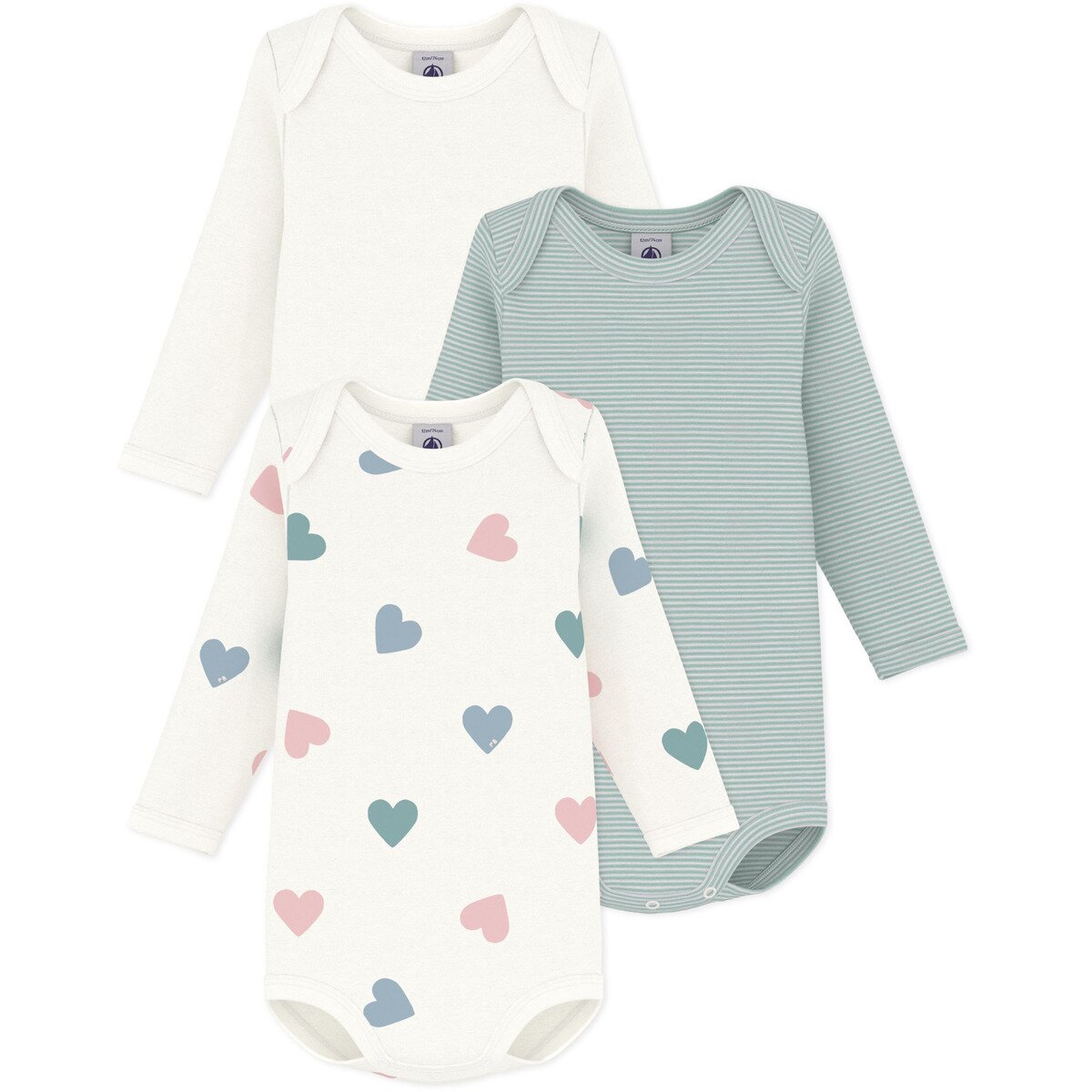 Petit Bateau Îmbracaminte LOT BODIES X 3