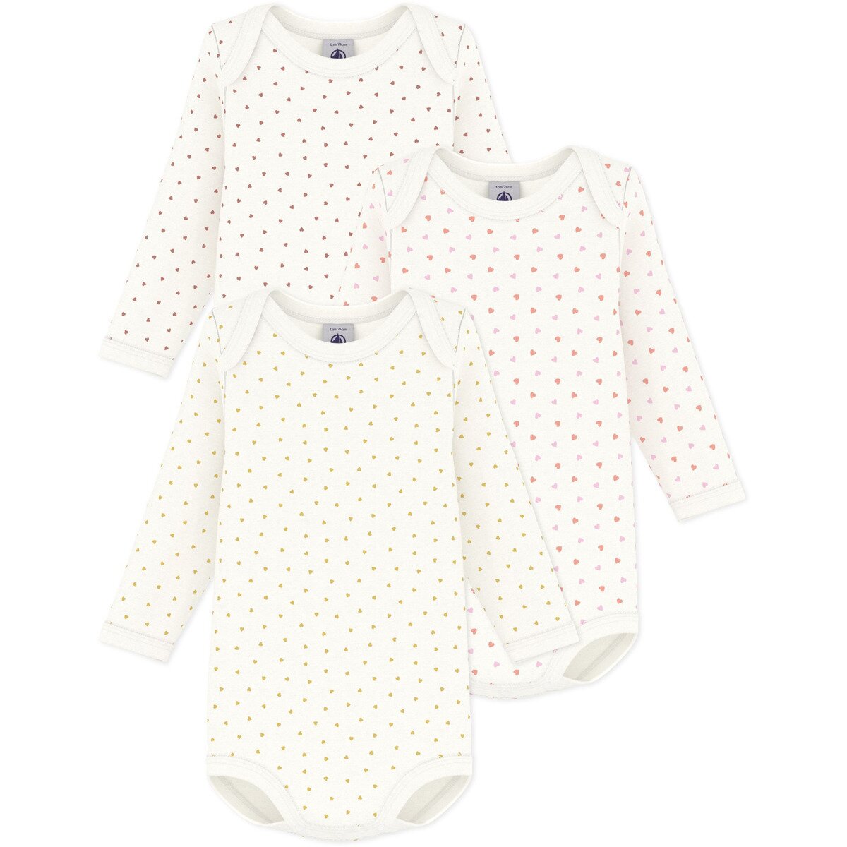 Petit Bateau Îmbracaminte LOT BODIES X 3