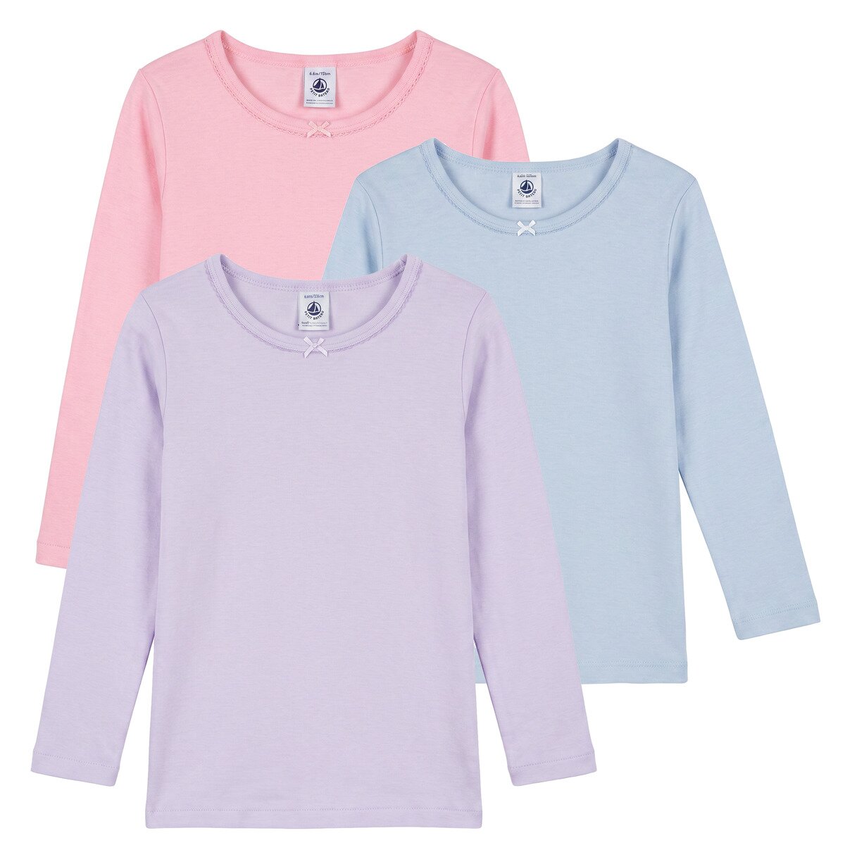 Petit Bateau Îmbracaminte TSML X 3