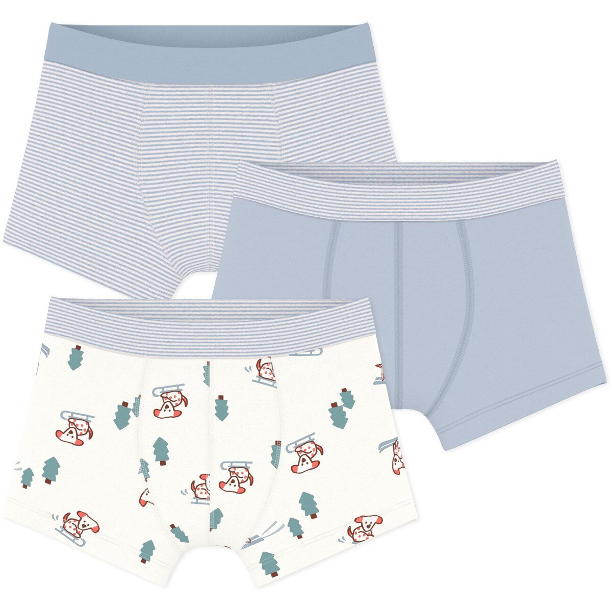 Petit Bateau Lenjerie intimă BOXERS X 3