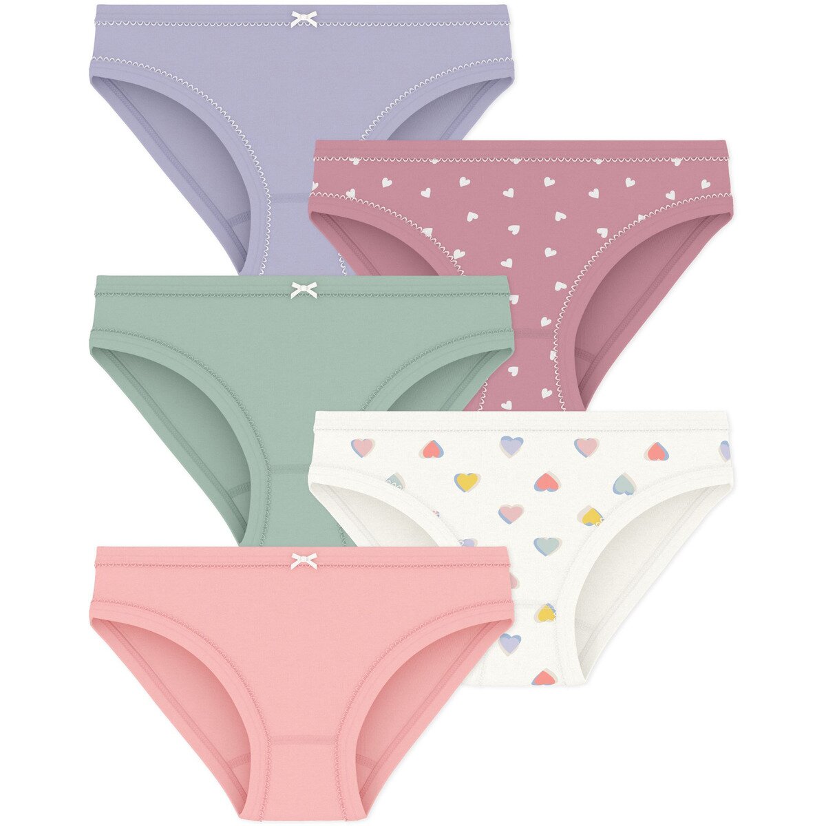 Petit Bateau Lenjerie intimă CULOTTES X 5