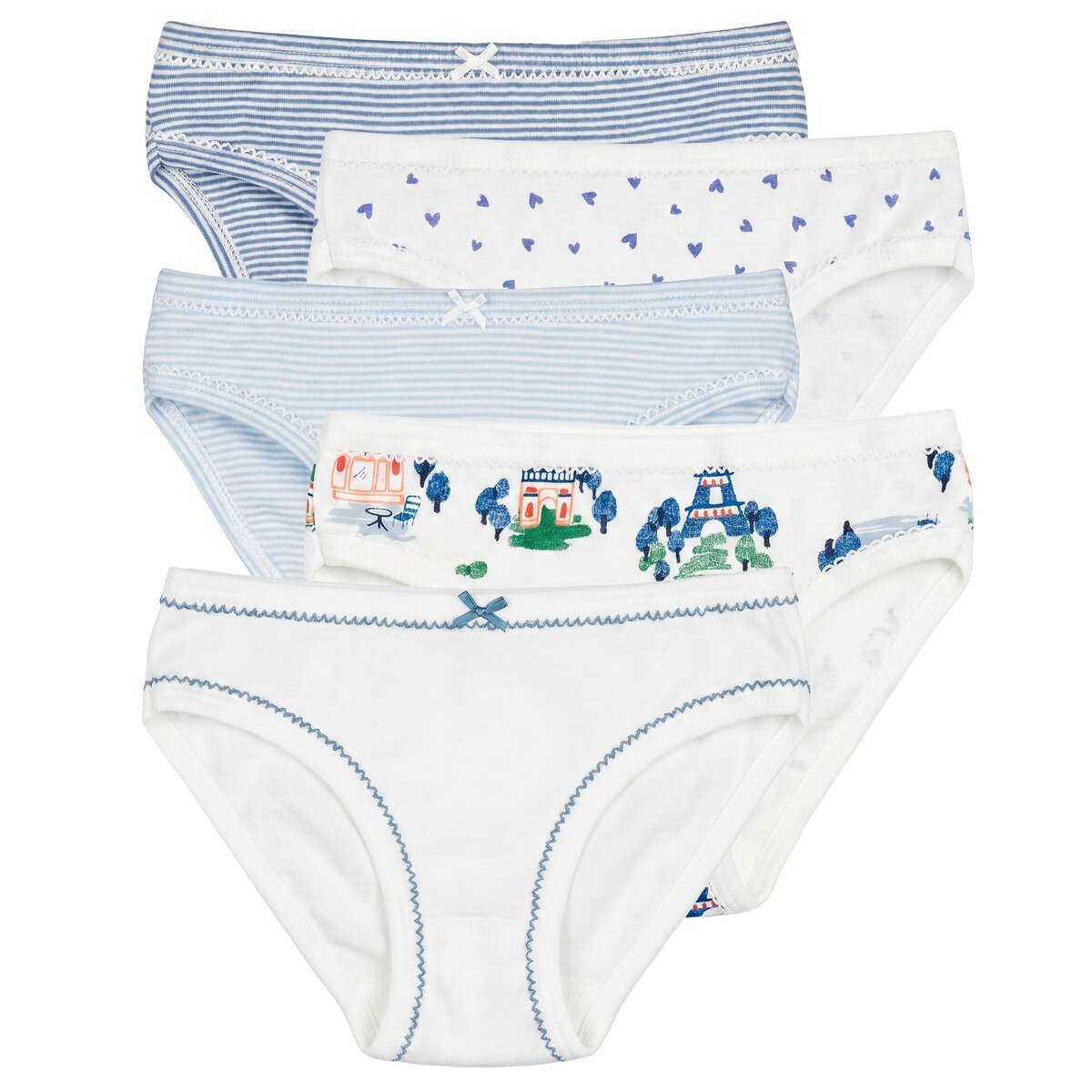 Petit Bateau Lenjerie intimă CULOTTES X 5