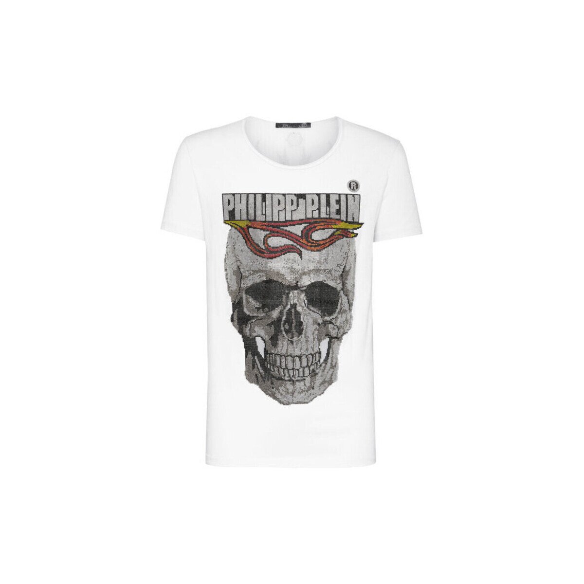 Philipp Plein Sport Îmbracaminte T-SHIRT SS FLAME WHITE