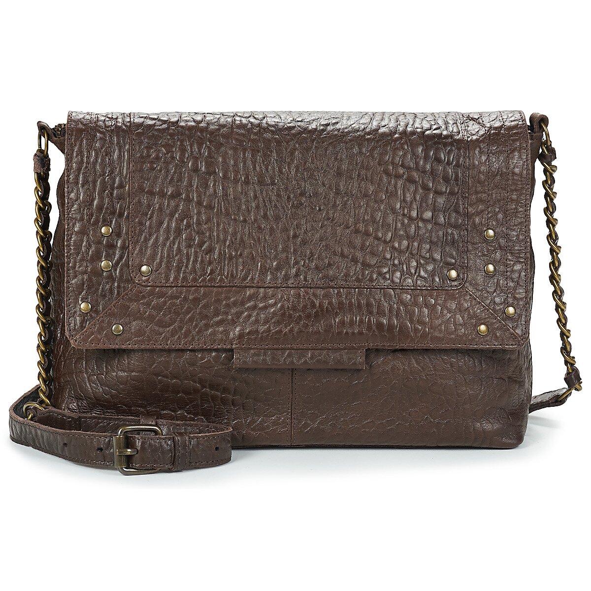 Pieces Genti PCFELIZIA LEATHER LARGE CROSS BODY