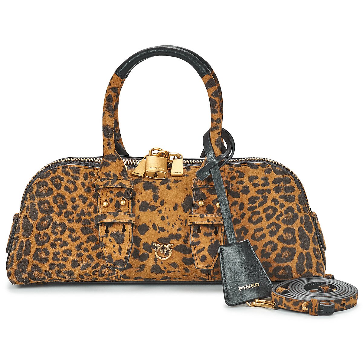 Pinko Genti BOWLING BAG BAGUETTE SUEDE