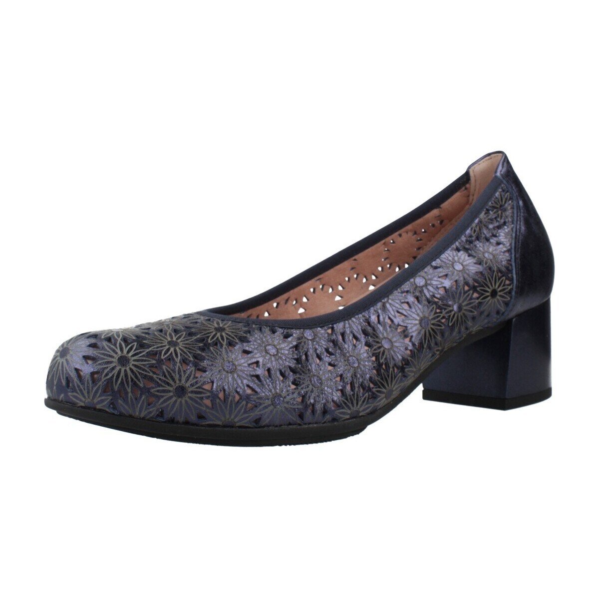 Pitillos Pantofi Salon Laminado Con Ribete