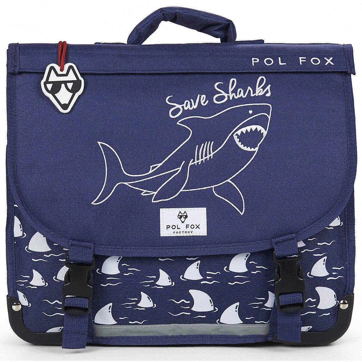 Pol Fox Genti CARTABLE 38 CM SHARK
