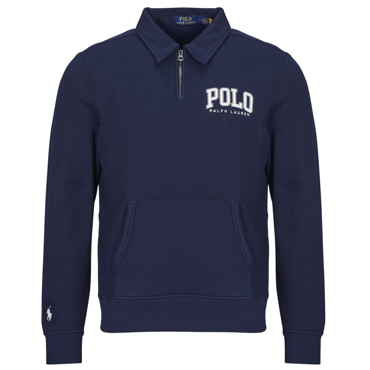 Polo Ralph Lauren Îmbracaminte BLUZĂ CU FERMOAR SCURT ȘI LOGO BRODAT