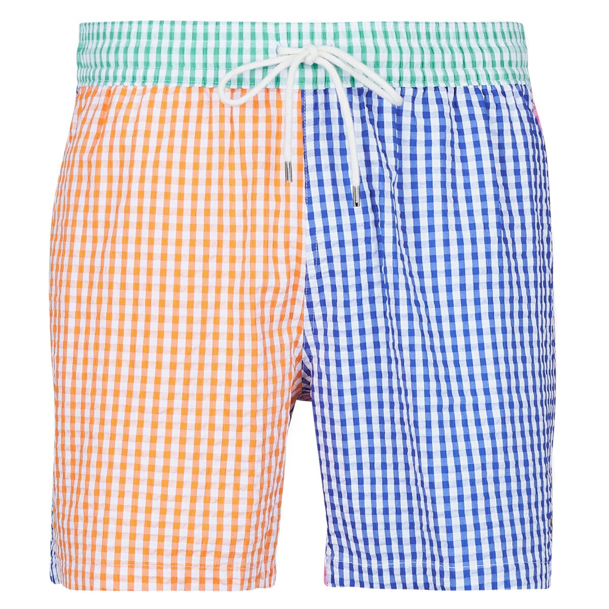 Polo Ralph Lauren Îmbracaminte PANTALONI SCURȚI DE BAIE ÎN CAROURI DIN SEERSUCKER