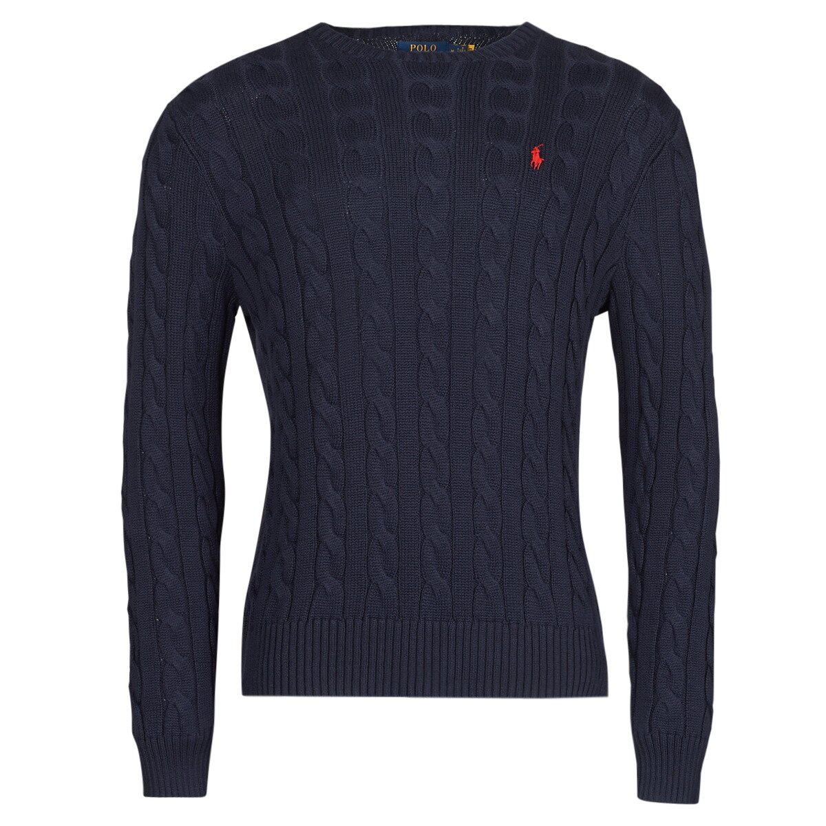 Polo Ralph Lauren Îmbracaminte PULOVER LA BAZA GÂTULUI CU IMPRIMEU DE TORSADE