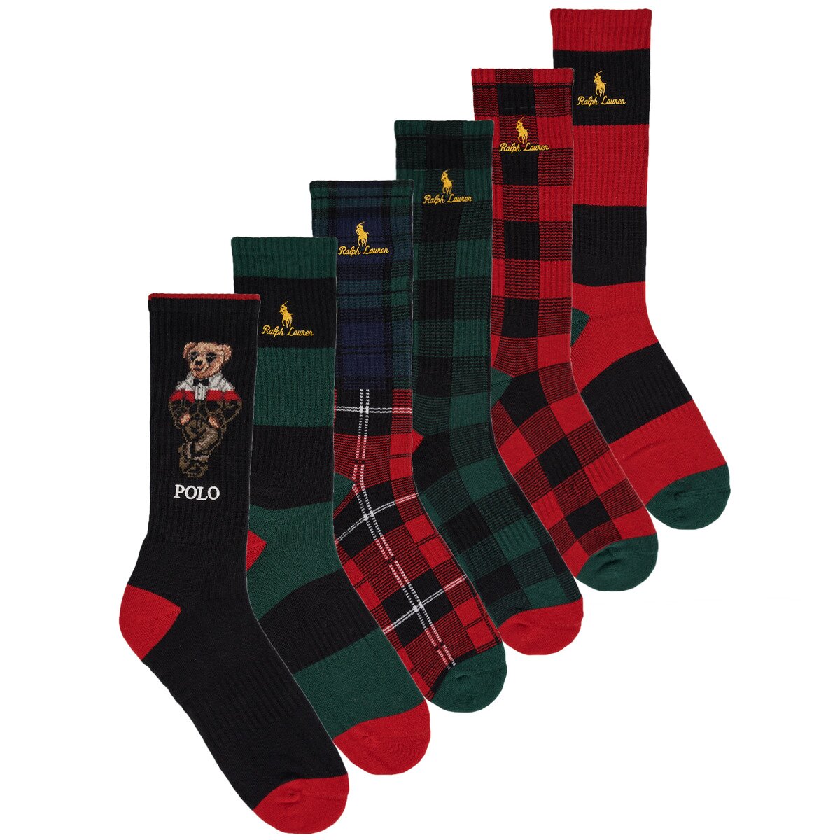 Polo Ralph Lauren Lenjerie intimă HOL BEAR CR-CREW SOCK-6 PACK