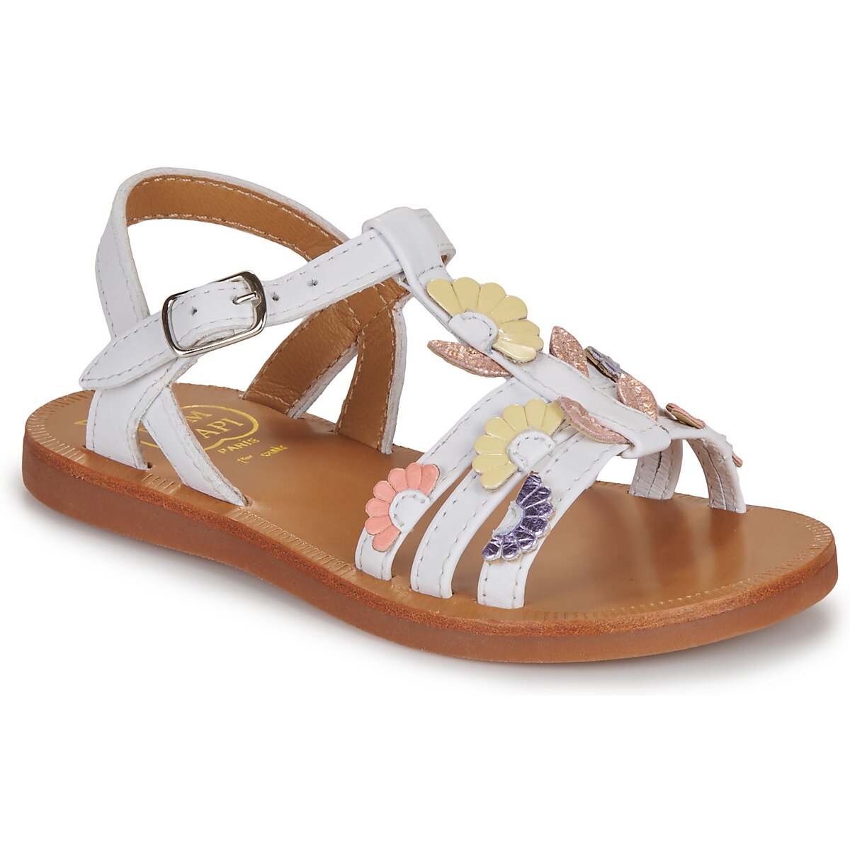 Pom d'Api Pantofi PLAGETTE MULTI DAISY