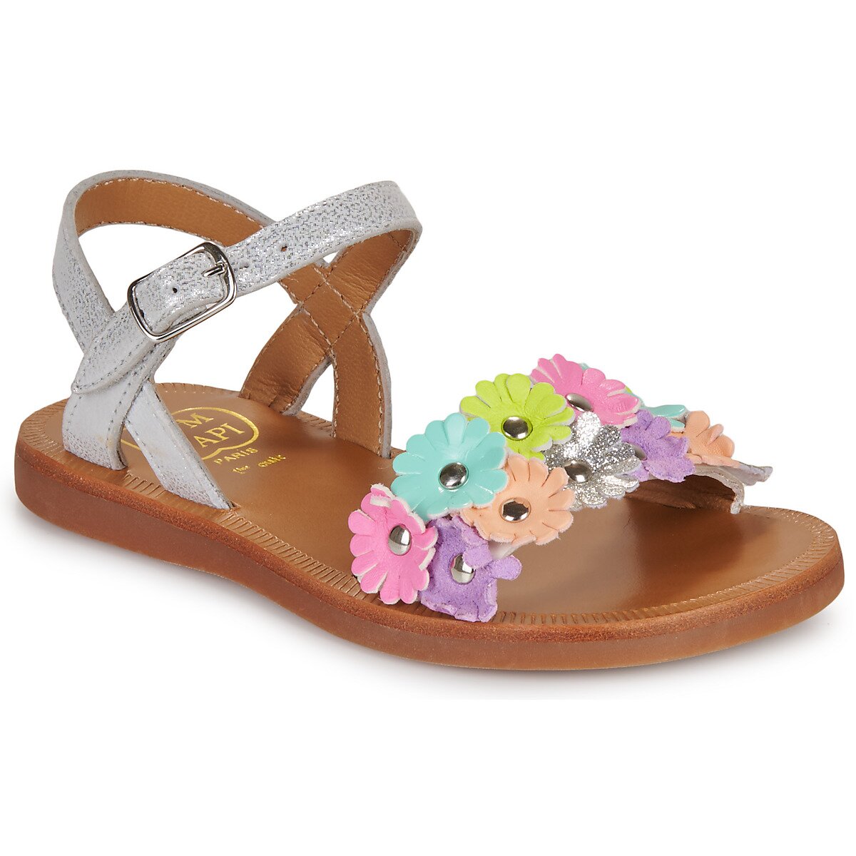 Pom d'Api Pantofi PLAGETTE MULTI FLO