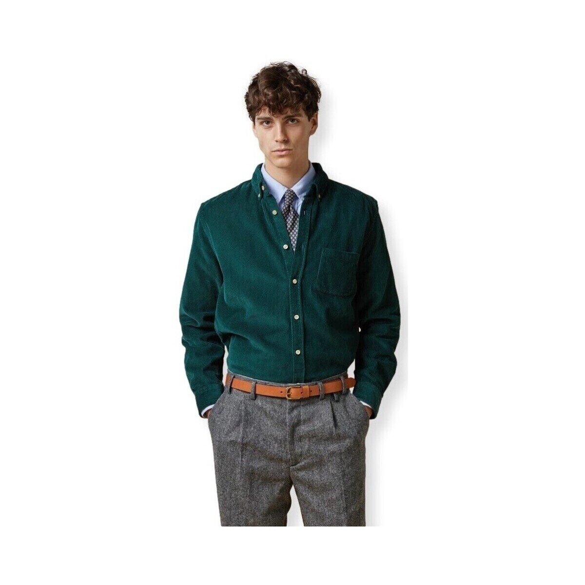 Portuguese Flannel Îmbracaminte Lobo Shirt - Green