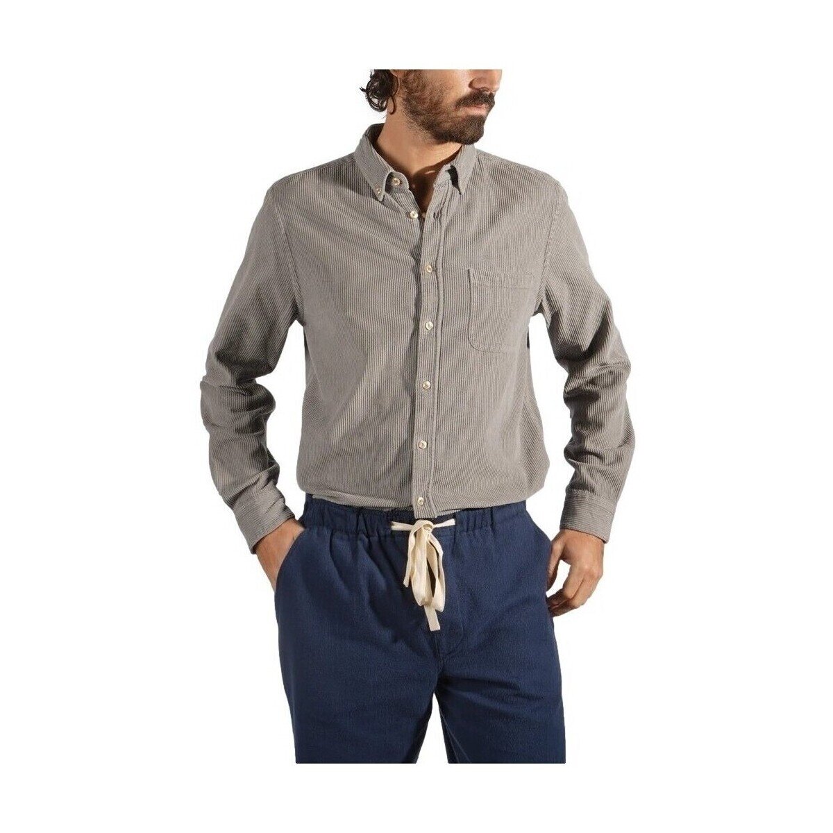 Portuguese Flannel Îmbracaminte Lobo Shirt - Grey