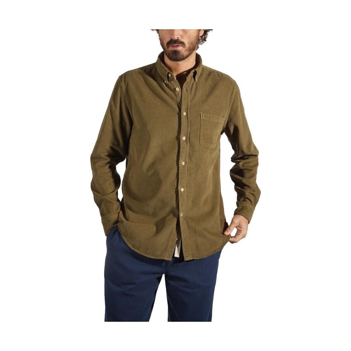Portuguese Flannel Îmbracaminte Lobo Shirt - Olive