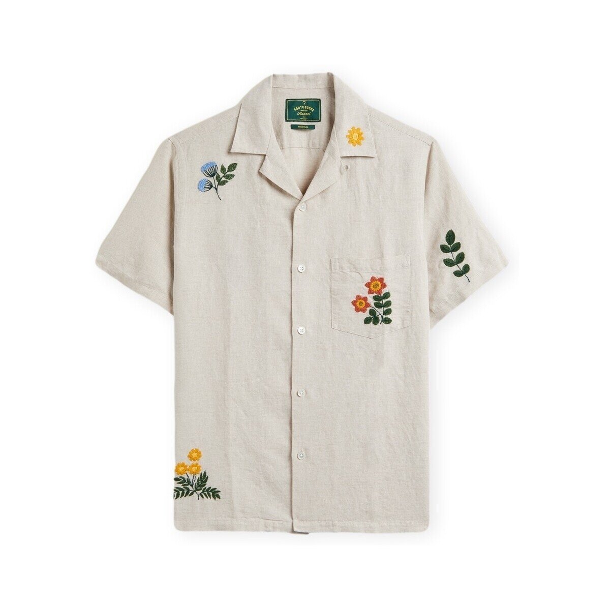 Portuguese Flannel Îmbracaminte Spring Embroidery Shirt