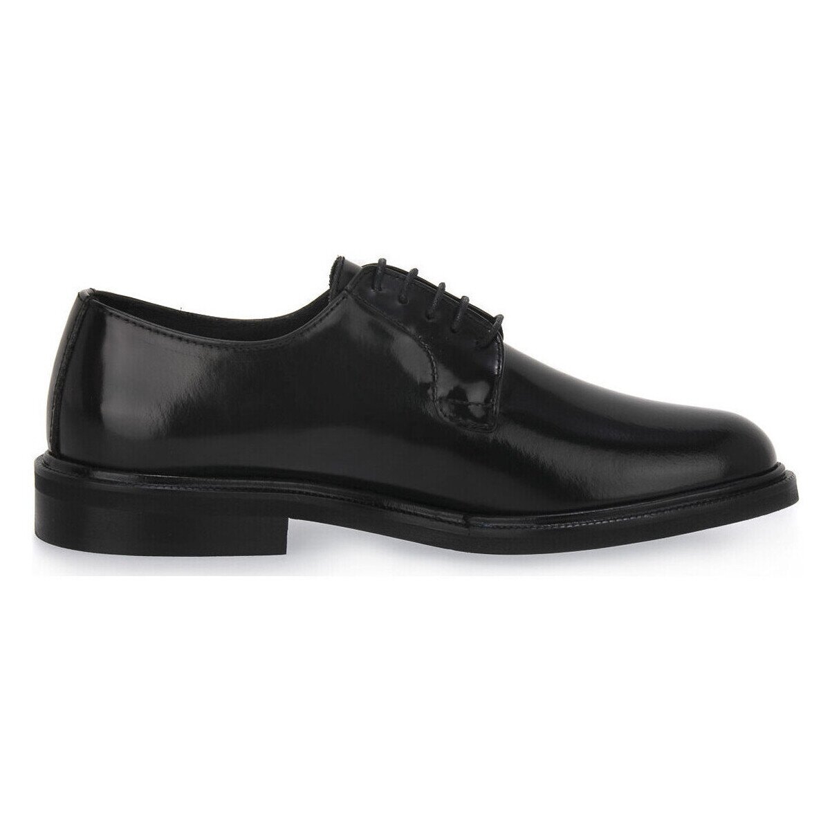 Priv Lab Pantofi DERBY ABRASIVATO NERO