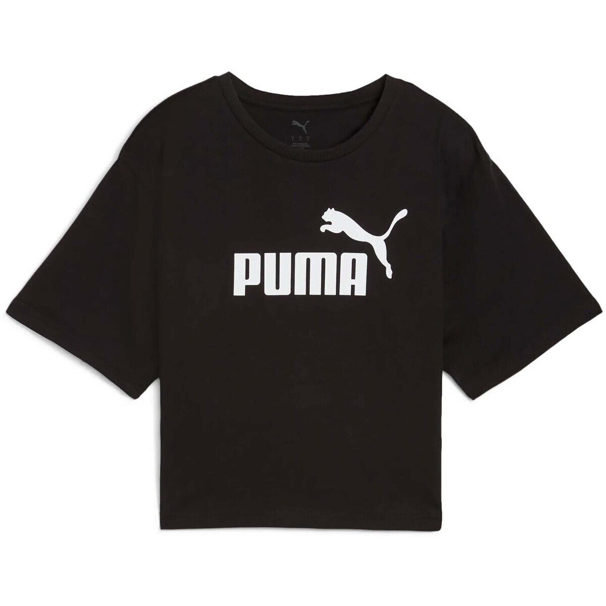 Puma Îmbracaminte Ess Cropped No. 1 Logo Relaxed Tee