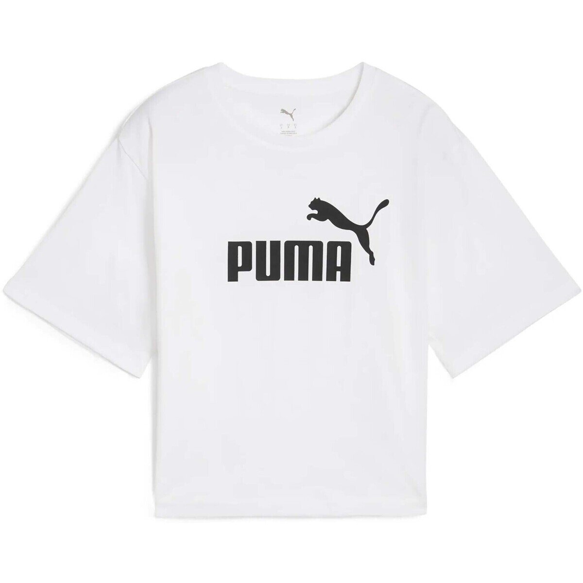 Puma Îmbracaminte Ess Cropped No. 1 Logo Relaxed Tee