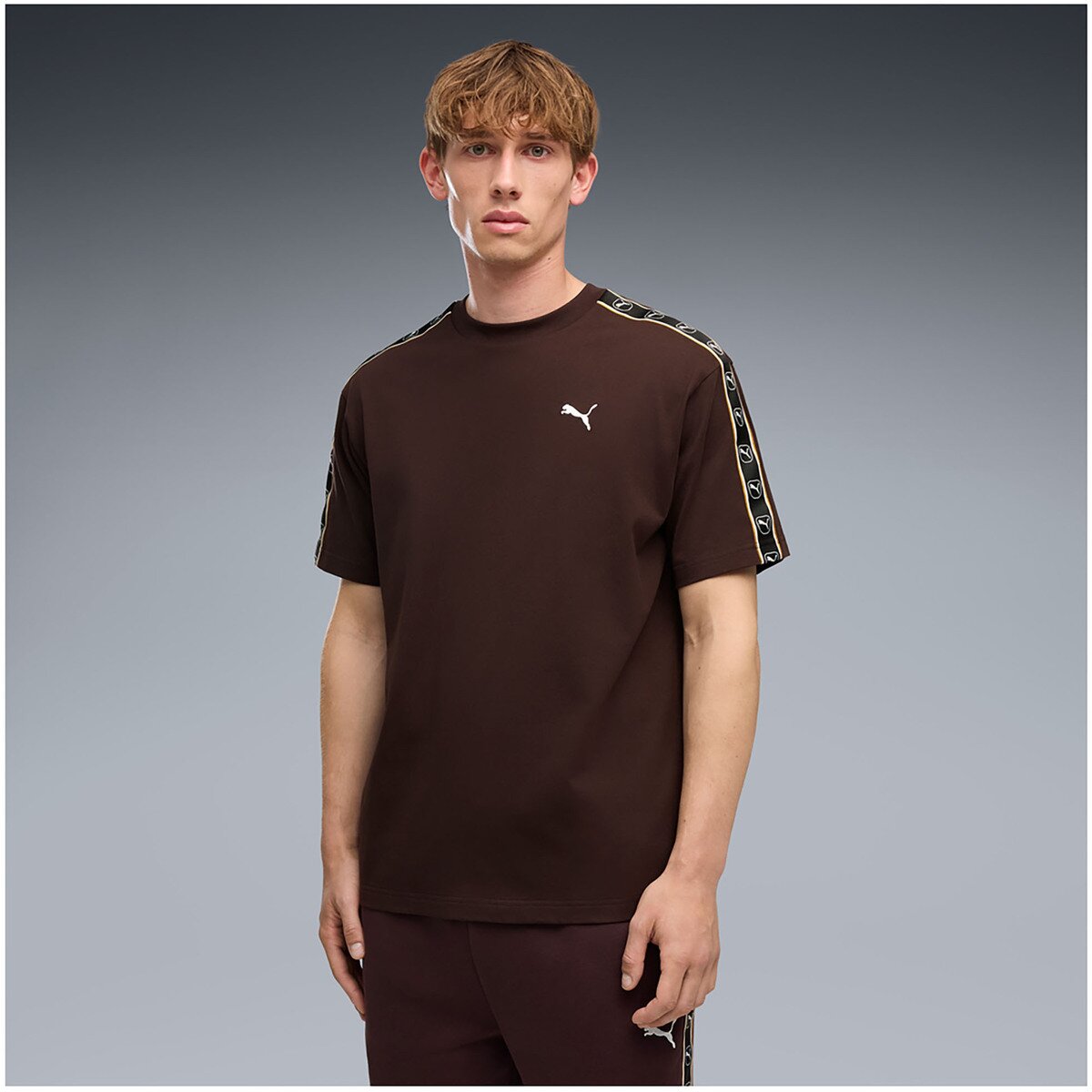 Puma Îmbracaminte Ess Elevated Tape Relaxed Tee