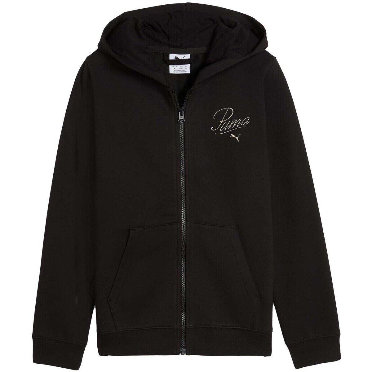 Puma Îmbracaminte Ess Script Full-Zip Hoodie Fl G