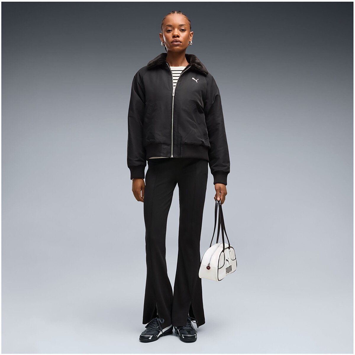 Puma Îmbracaminte Her Rib Flared Leggings
