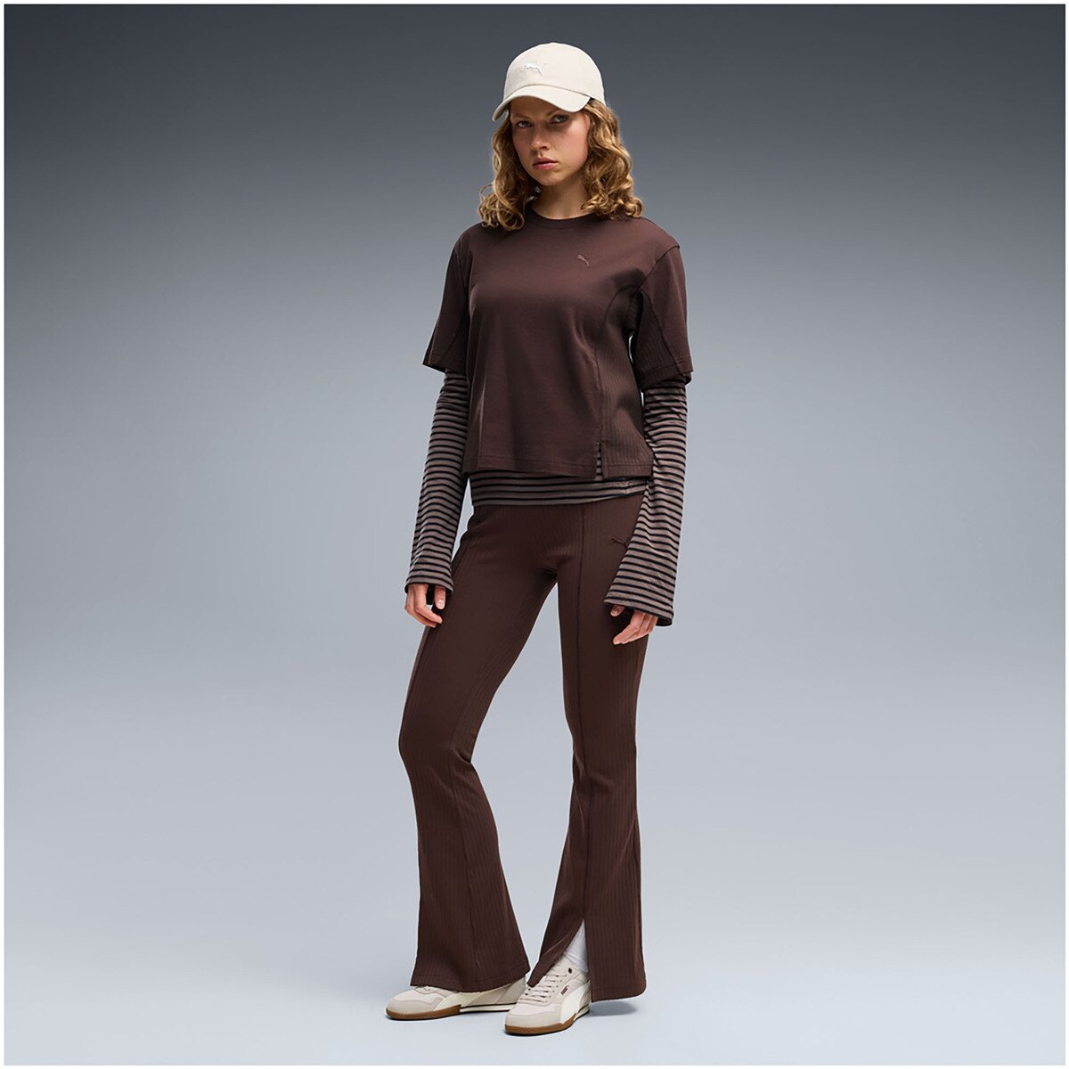 Puma Îmbracaminte Her Rib Flared Leggings