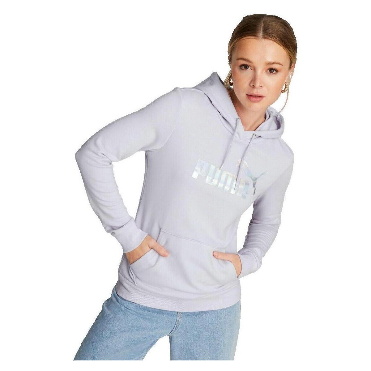 Puma Îmbracaminte Sweat à capuche Essentials+ Nova Shine violet