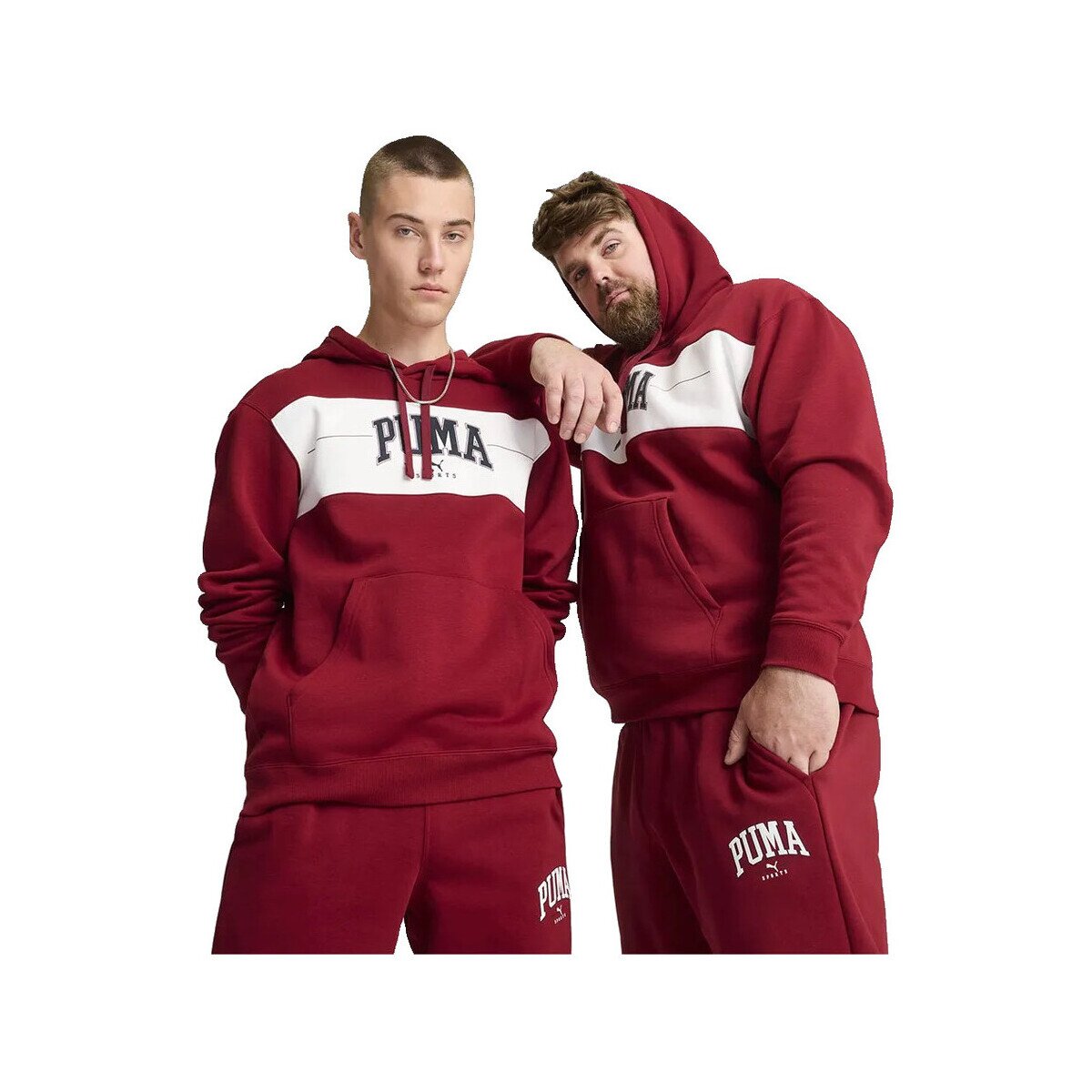 Puma Îmbracaminte Sweat à capuche Vêtements de sport rouge