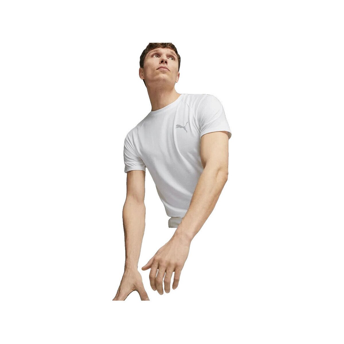 Puma Îmbracaminte T-shirt Evostripe blanc en polyester recyclé