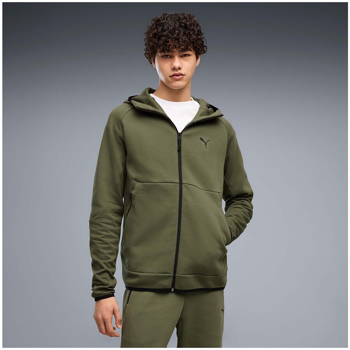 Puma Îmbracaminte tech Slim Elevated Full-Zip Hoodie Dk