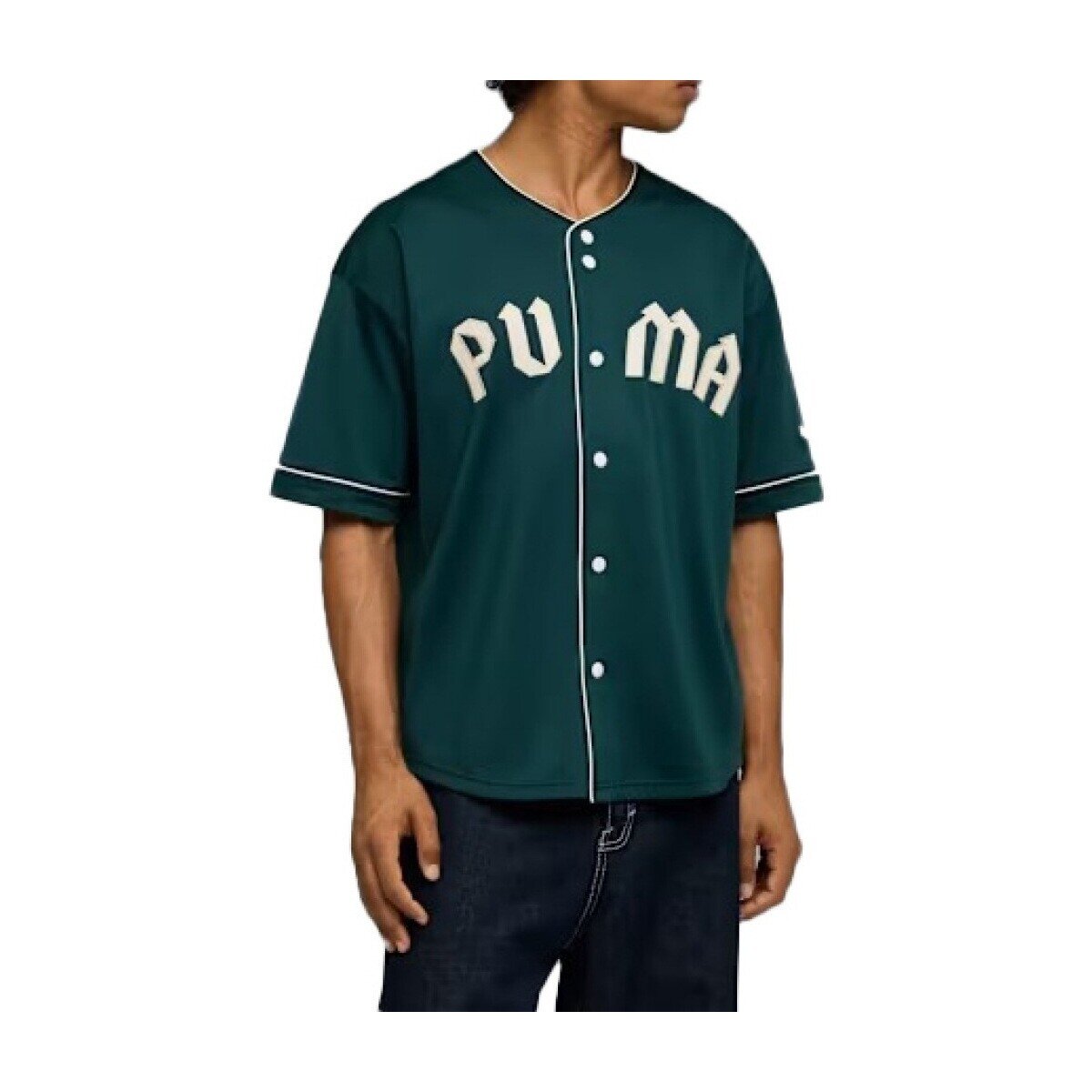 Puma Yellow Îmbracaminte Oversized Baseball Jersey