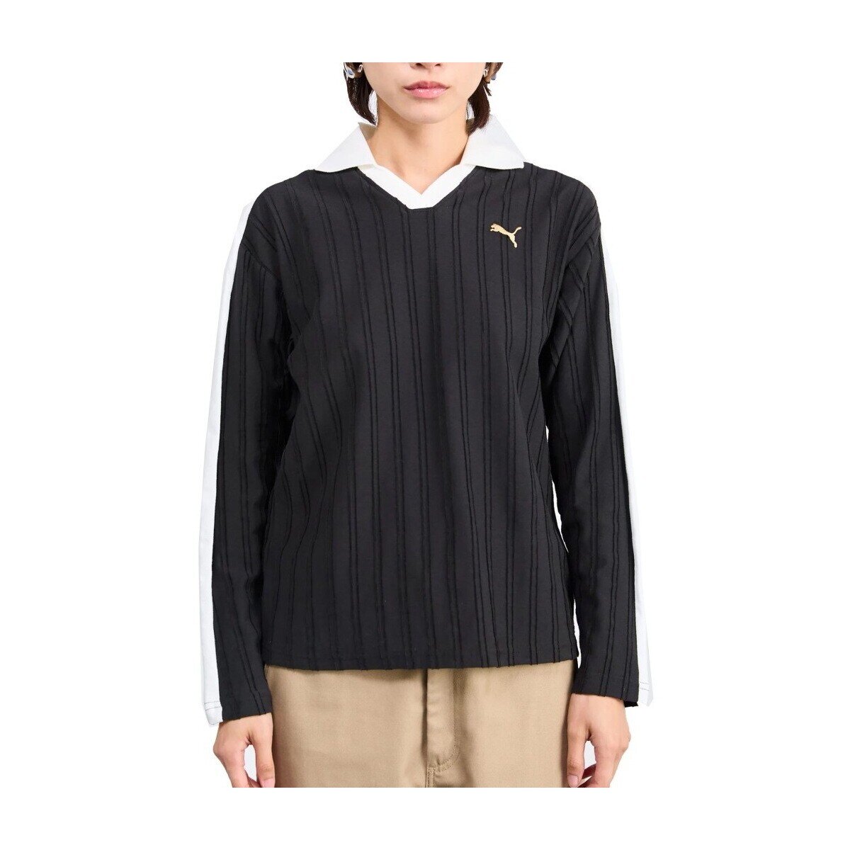 Puma Yellow Îmbracaminte Relaxed Long Sleeve Pol
