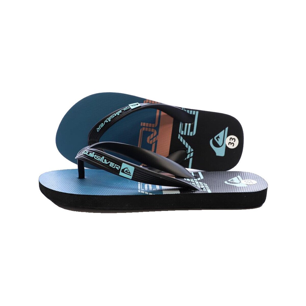 Quiksilver Pantofi Sandales Flip-Flops semelle en caoutchouc durable