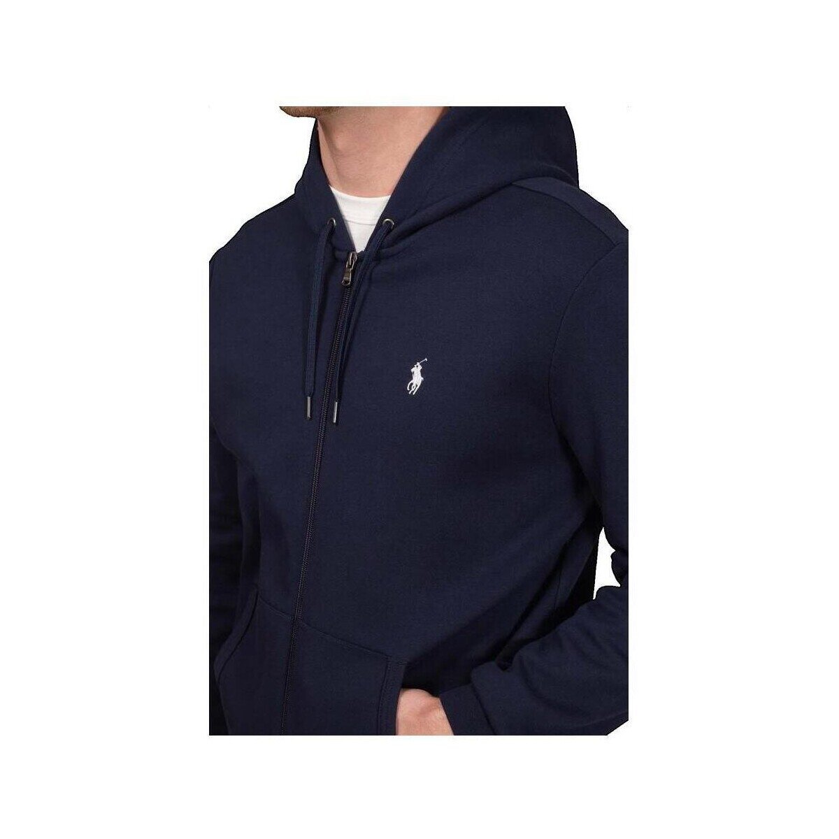 Ralph Lauren Îmbracaminte Sweatshirt zippé à capuche bleu marine