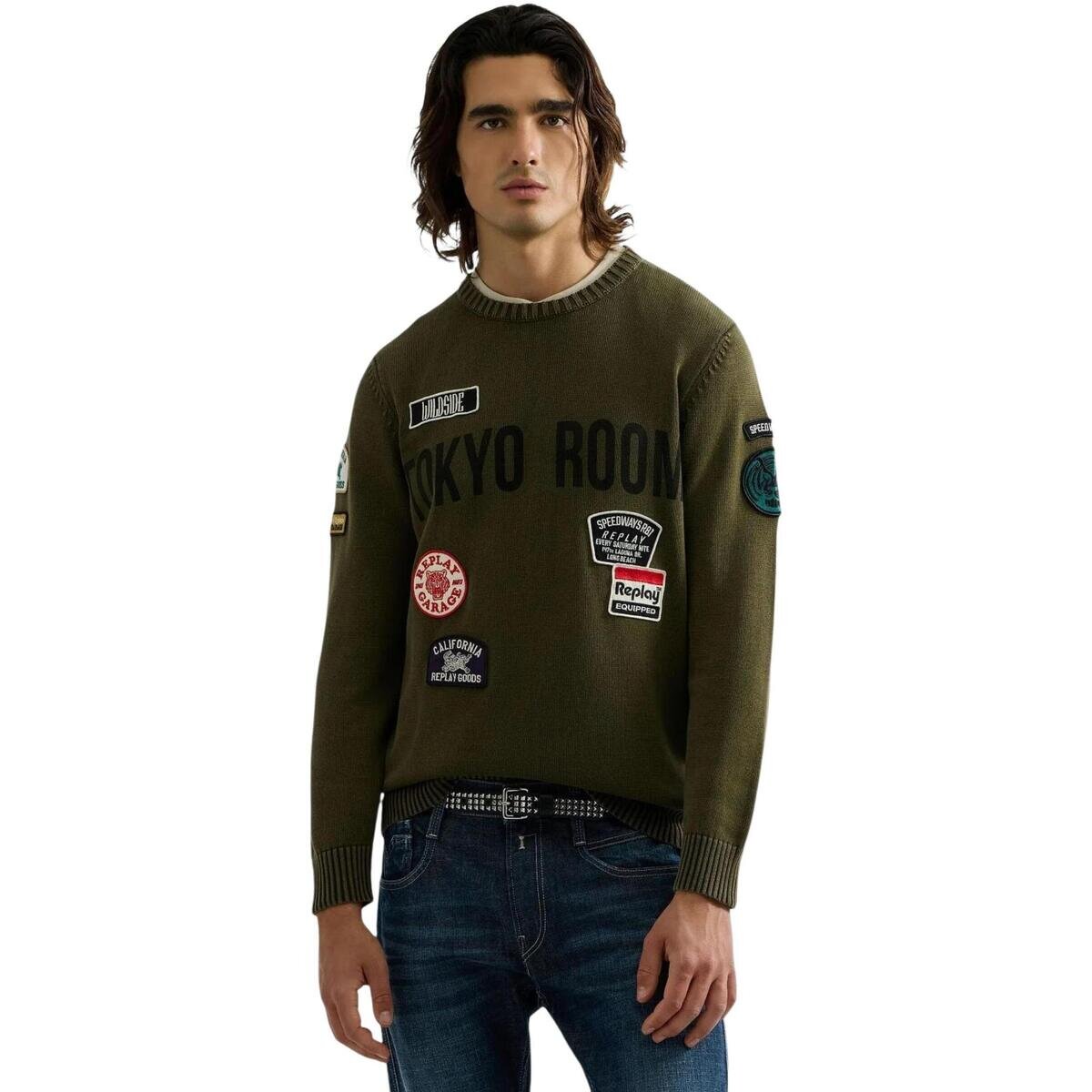 Replay Îmbracaminte COTTON GARMENT DYED + ENZHYME WASH - 8gg UK00B2.000.72229G
