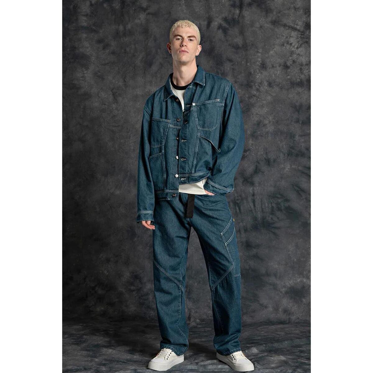 Replay Îmbracaminte Relaxed Fit Cargo Denim Pants