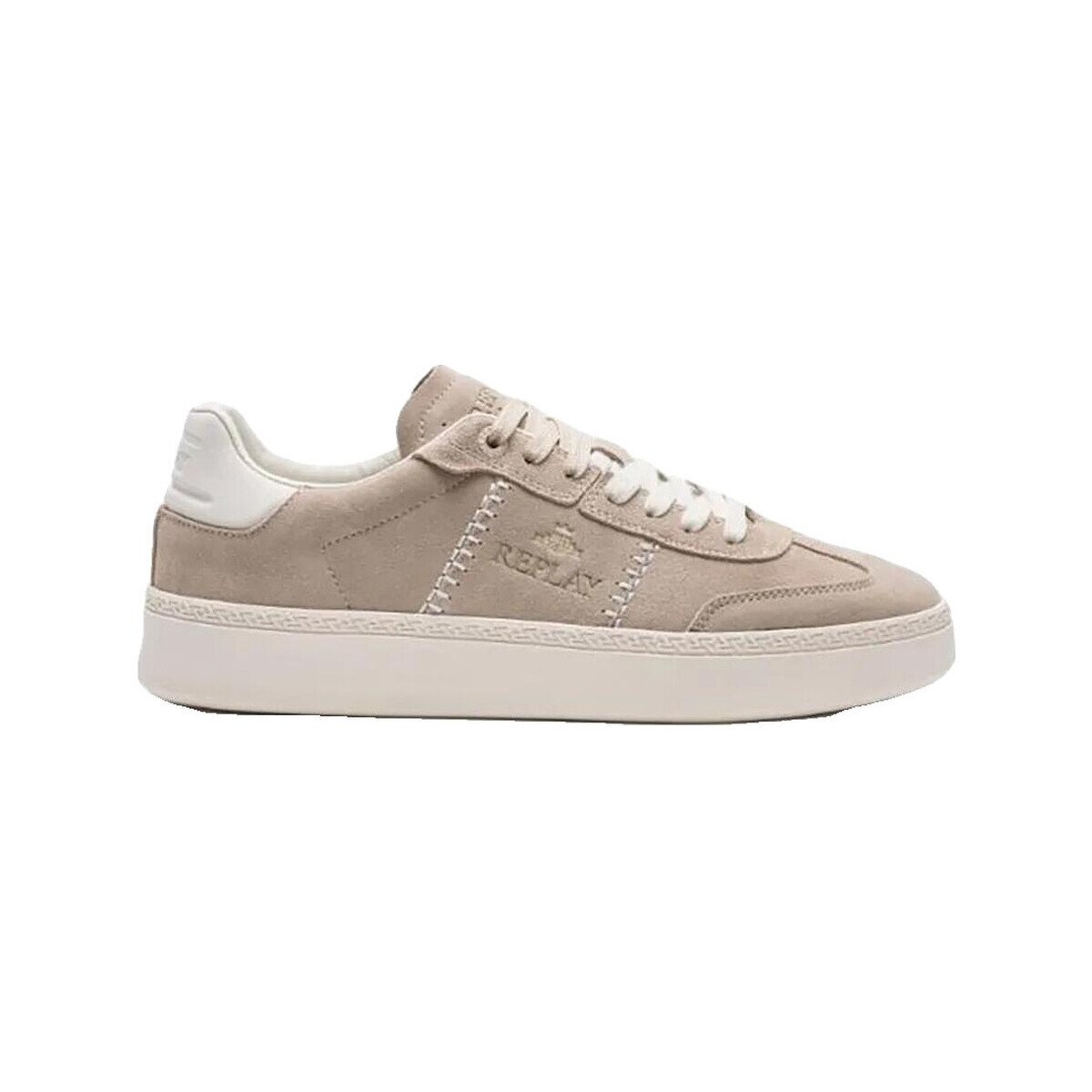 Replay Pantofi Chaussures Playme Mix beige tige basse