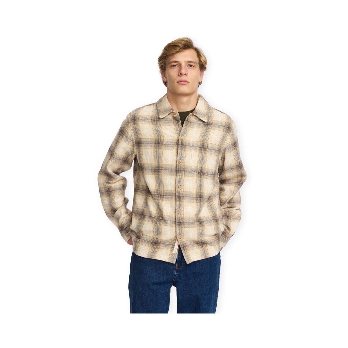 Revolution Îmbracaminte Casual Shirt 3285 - Offwhite