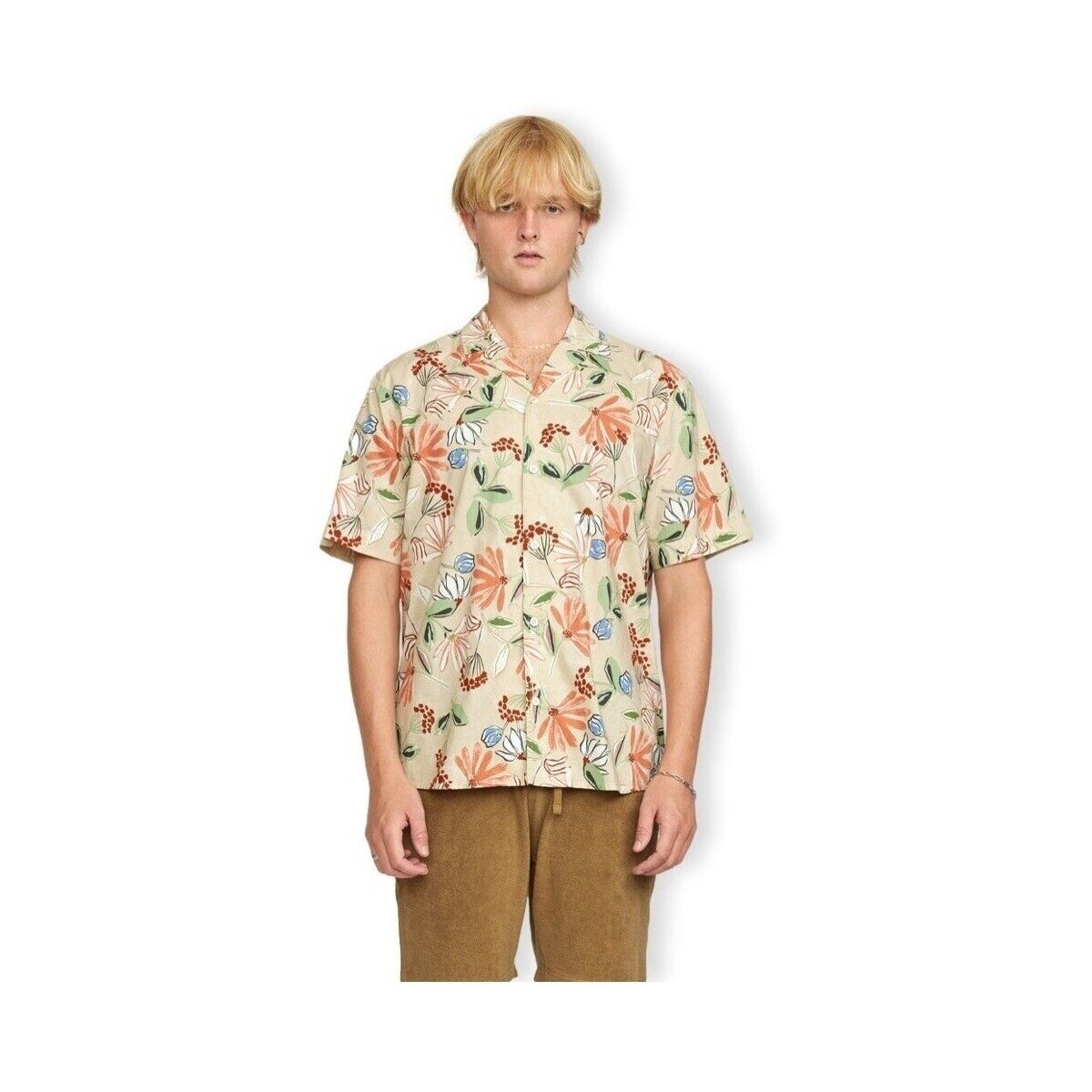 Revolution Îmbracaminte Cuban 3111 Shirt - Orange