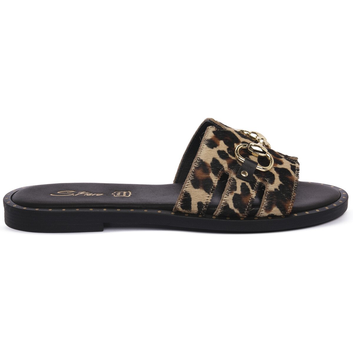 S.piero Pantofi PONY LEOPARD