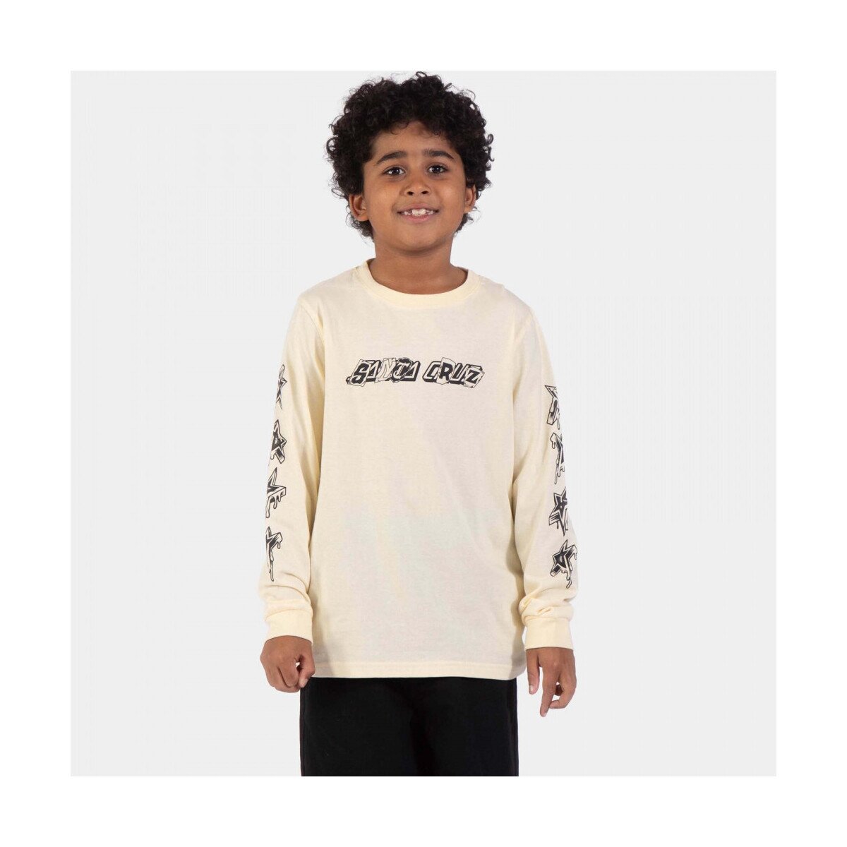 Santa Cruz Îmbracaminte Youth pay off strip ls t-shirt