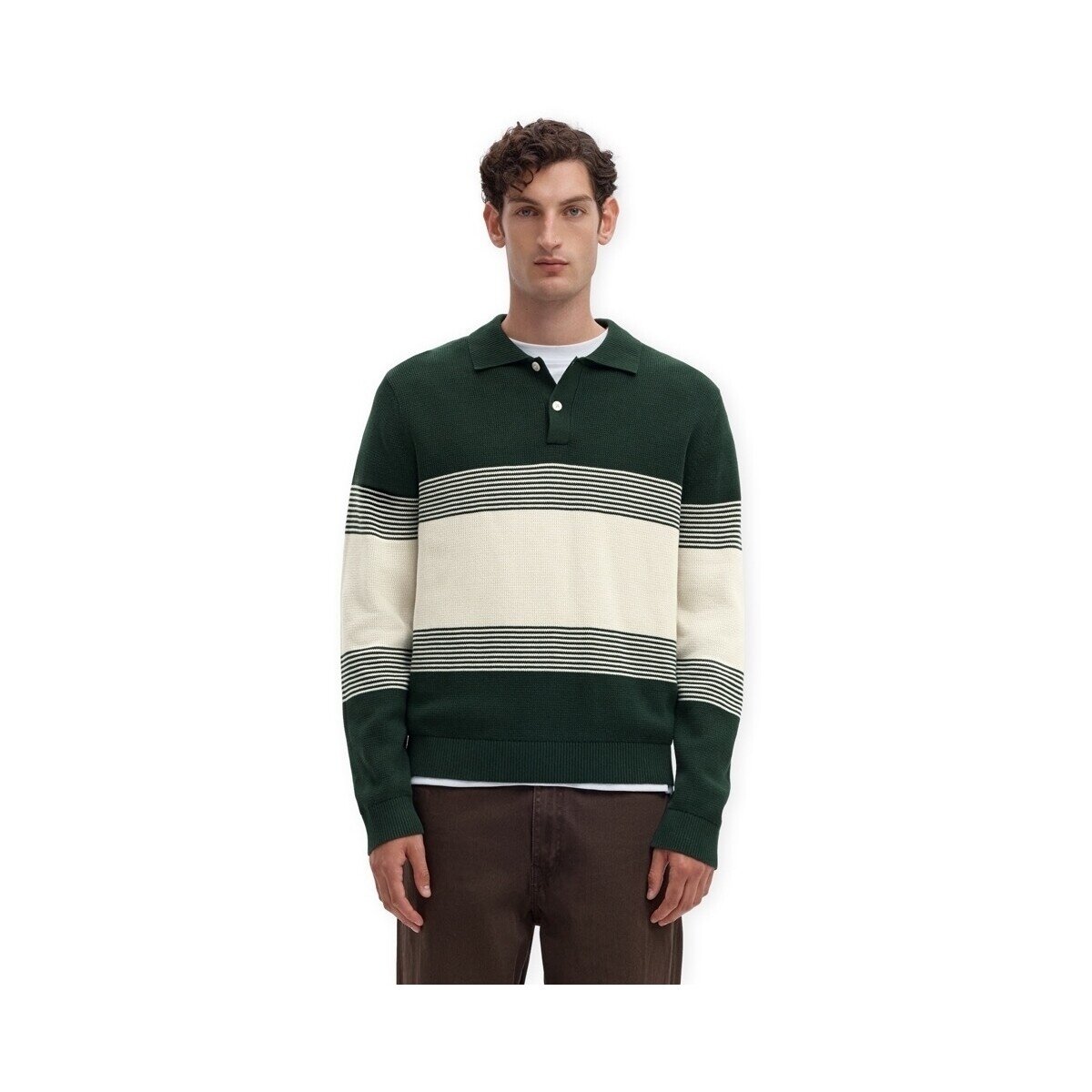 Selected Îmbracaminte Dane Knit - Pine Grove/Silver