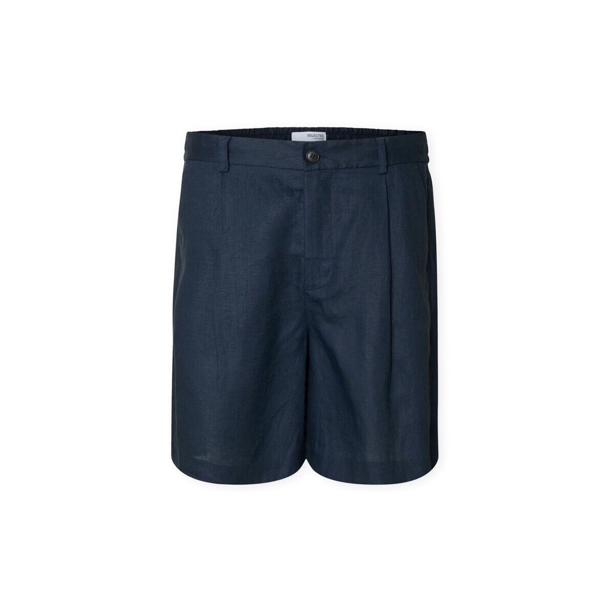 Selected Îmbracaminte Loose Shorts - Wyatt Linen - Outer Space
