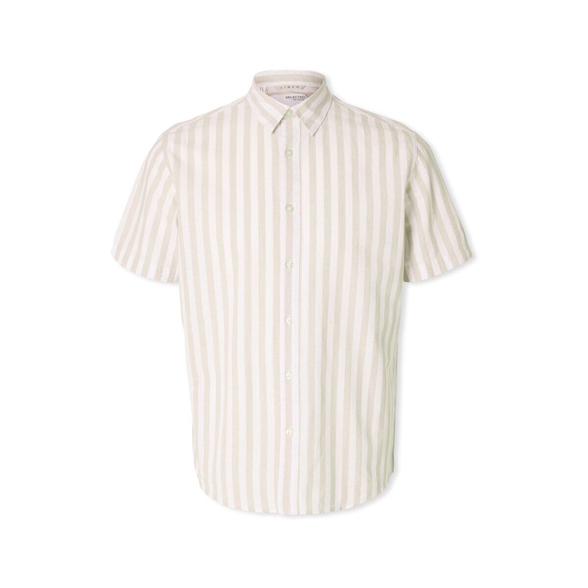 Selected Îmbracaminte Noos Reg-Sun Shirt - Pure Cashmere/Stripes